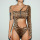 Asymmetric Design Women Leopard Print One-piece Swimsuits